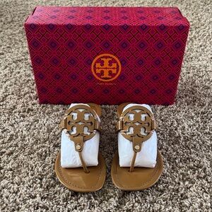 Tory Burch Tan Miller Sandals